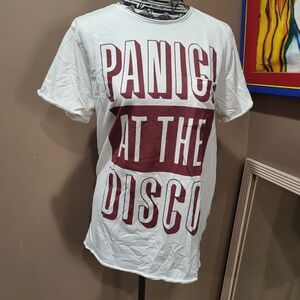 Panic! At The Disco White Unisex Band Tee